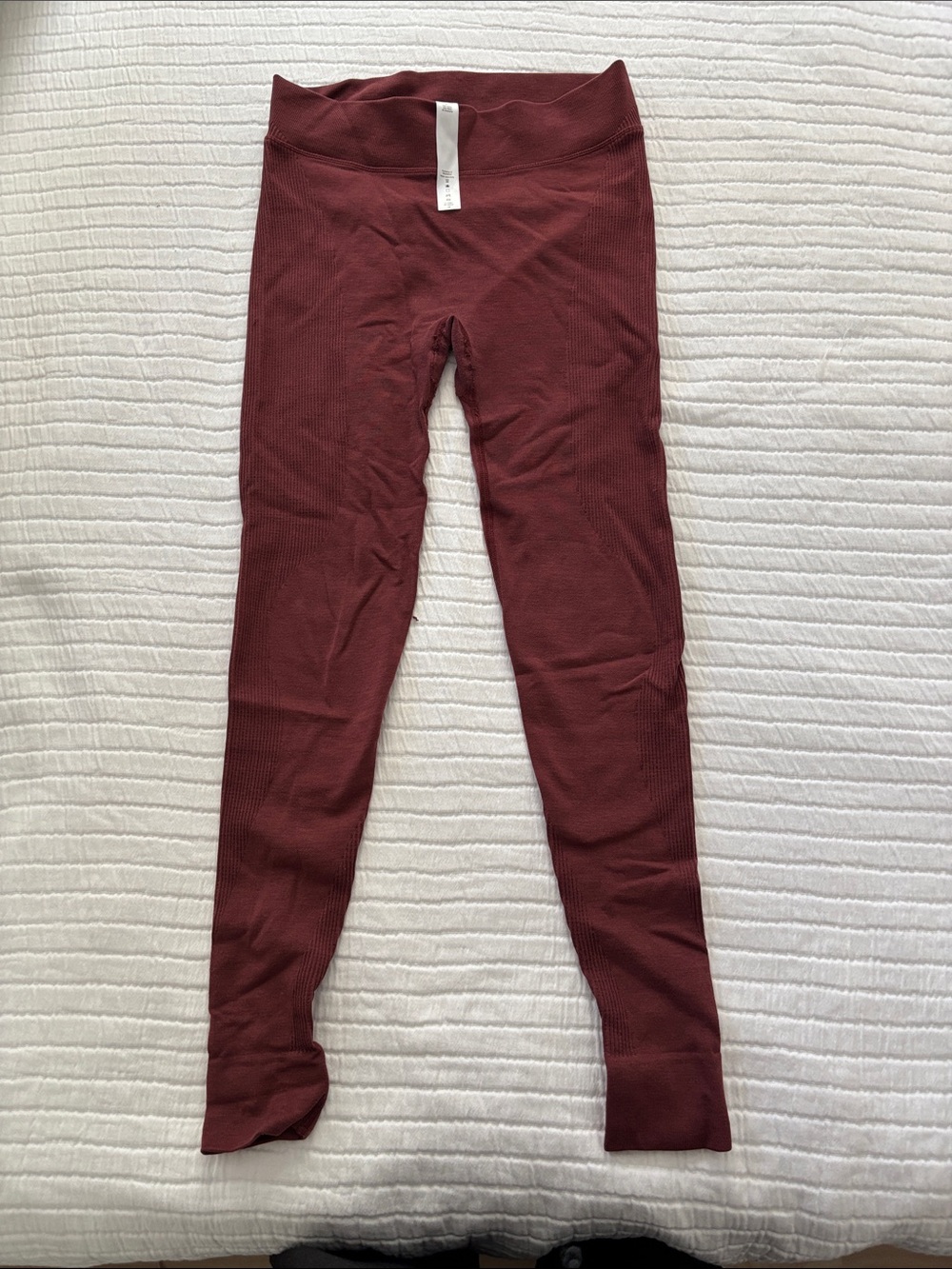 lululemon athletica Maroon Seamless Leggings